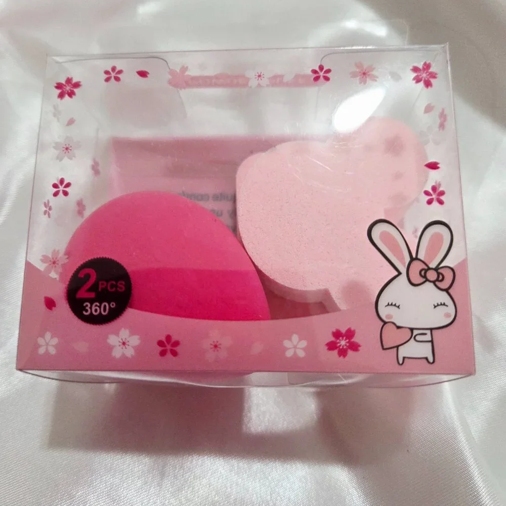 2 Pkg X 4pcs Powder Puff Makeup Sponge